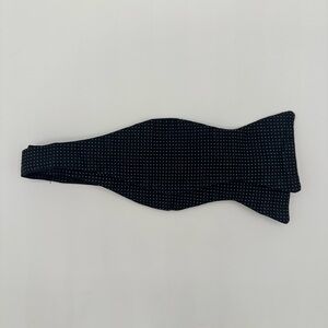 Club Monaco Black and White Dotted Bow Tie